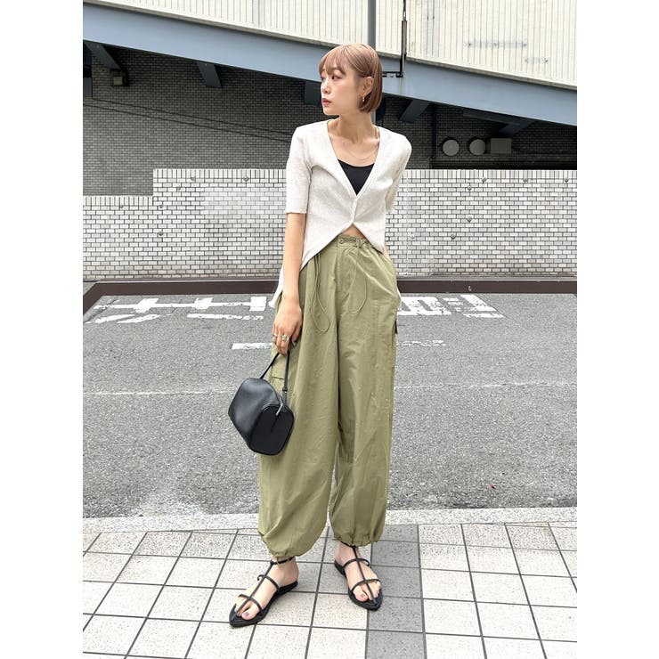 ナイロン混ミリタリールーズパンツ[品番：MKSW0052902]｜Ungrid