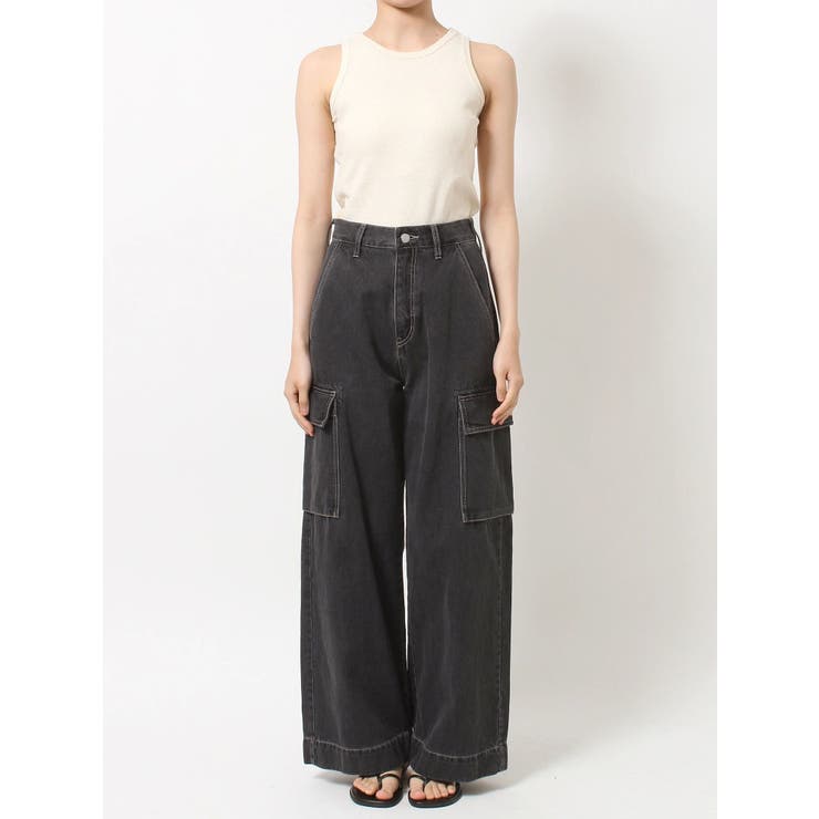 Ungrid アングリッドカーゴルーズデニム 112342415101 SALE70%OFF】Ungrid アングリッド カーゴルーズデニム
