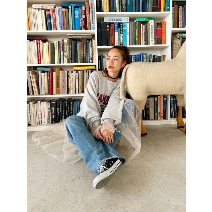 【WEB限定】カレッジルーズスウェット | Ungrid | 詳細画像13 