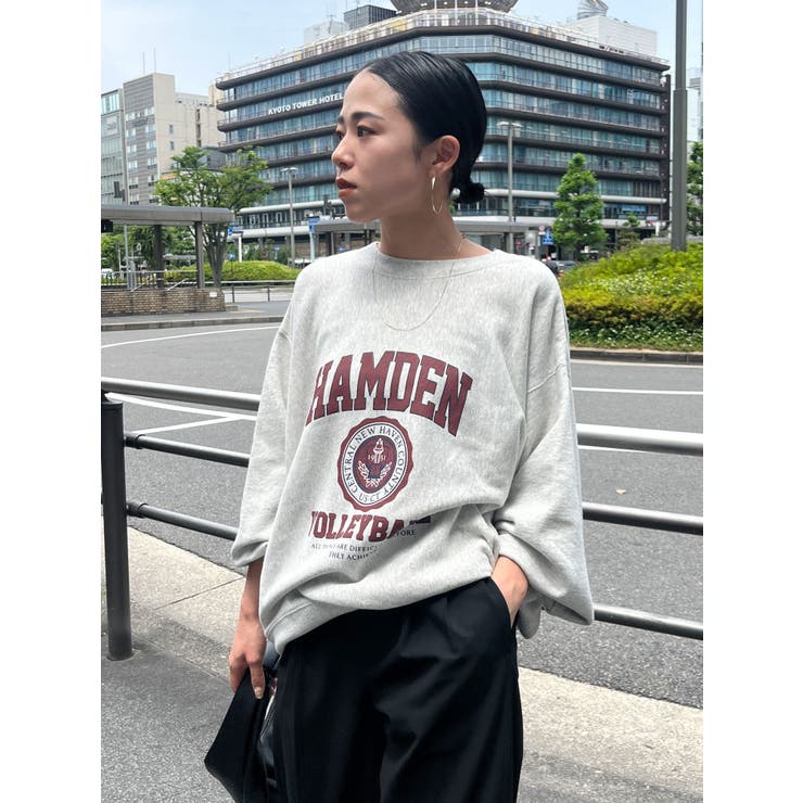 【WEB限定】カレッジルーズスウェット | Ungrid | 詳細画像36 