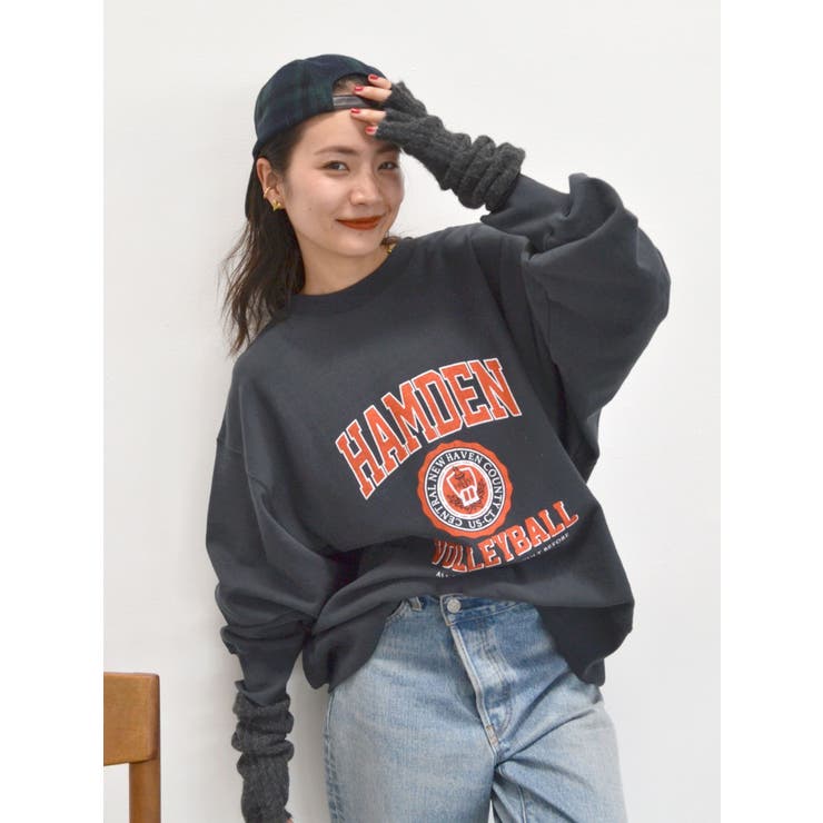 【WEB限定】カレッジルーズスウェット | Ungrid | 詳細画像40 