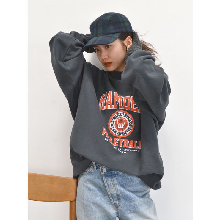 【WEB限定】カレッジルーズスウェット | Ungrid | 詳細画像41 