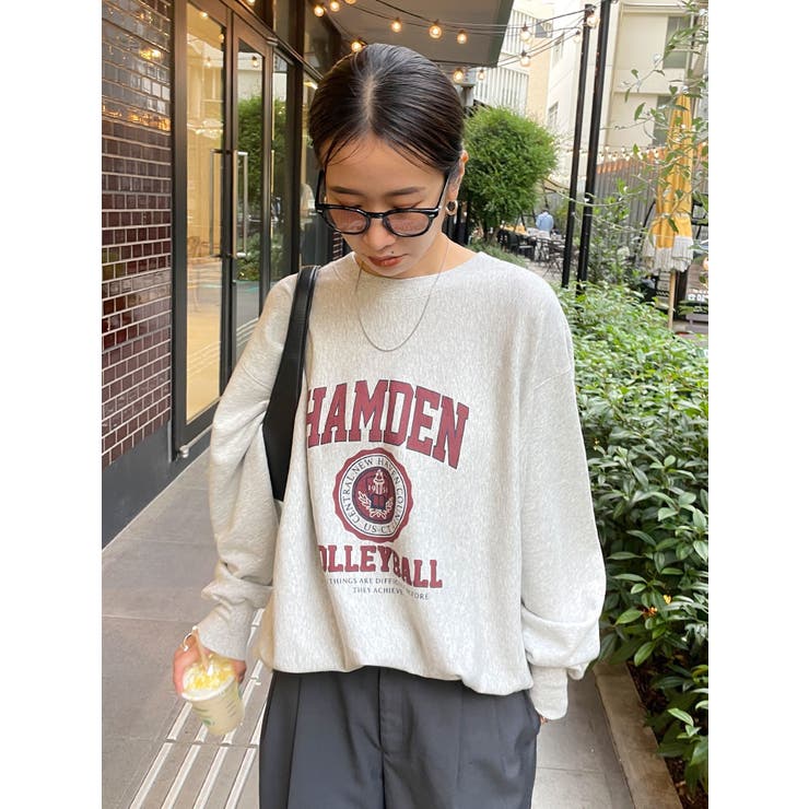 【WEB限定】カレッジルーズスウェット | Ungrid | 詳細画像45 