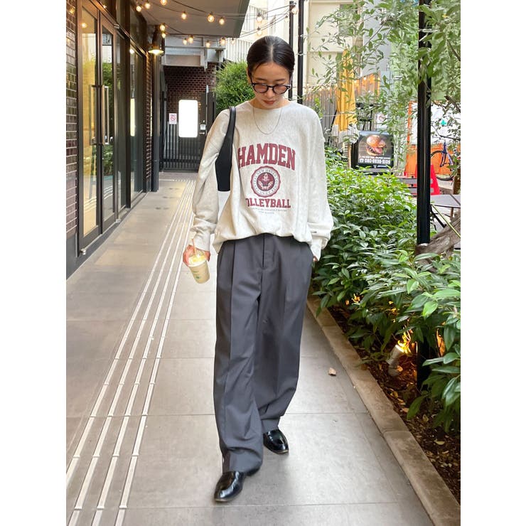 【WEB限定】カレッジルーズスウェット | Ungrid | 詳細画像47 