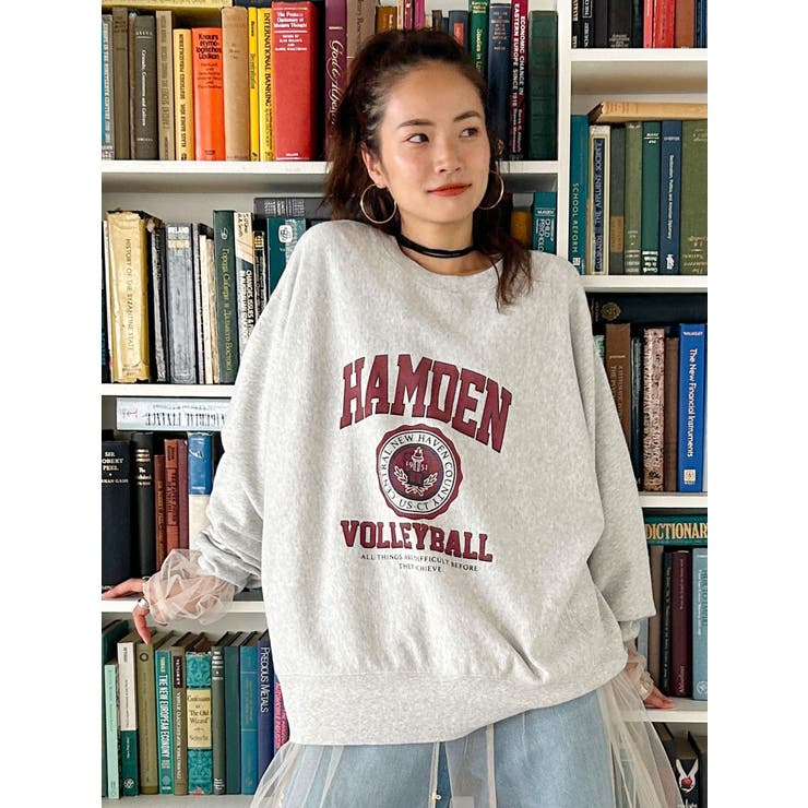 【WEB限定】カレッジルーズスウェット | Ungrid | 詳細画像7 