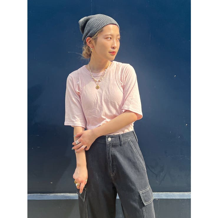 ピンク | アメスリタンクレイヤードTee | Ungrid