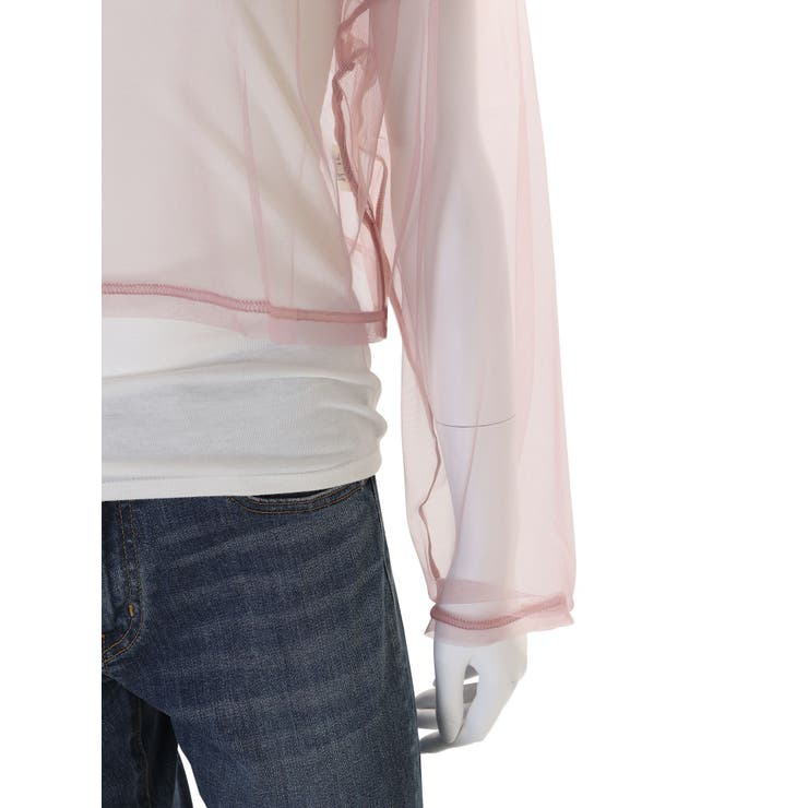 チュールショートロングスリーブTee | Ungrid | 詳細画像23 