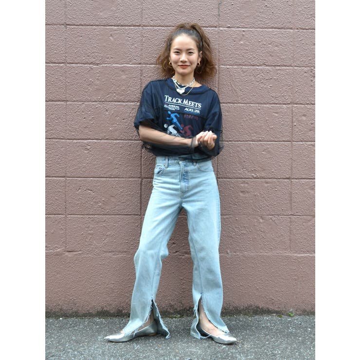 チュールショートロングスリーブTee | Ungrid | 詳細画像6 