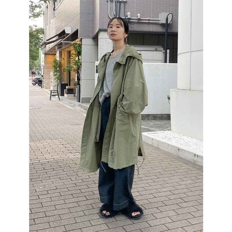 フードミリタリーボリュームコート | Ungrid | 詳細画像17 