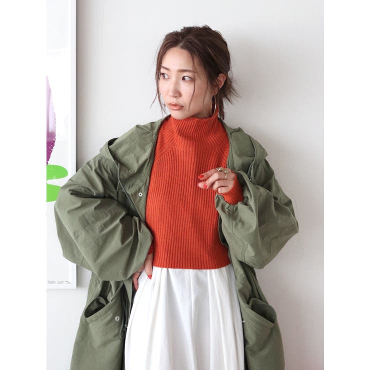 フードミリタリーボリュームコート | Ungrid | 詳細画像22 