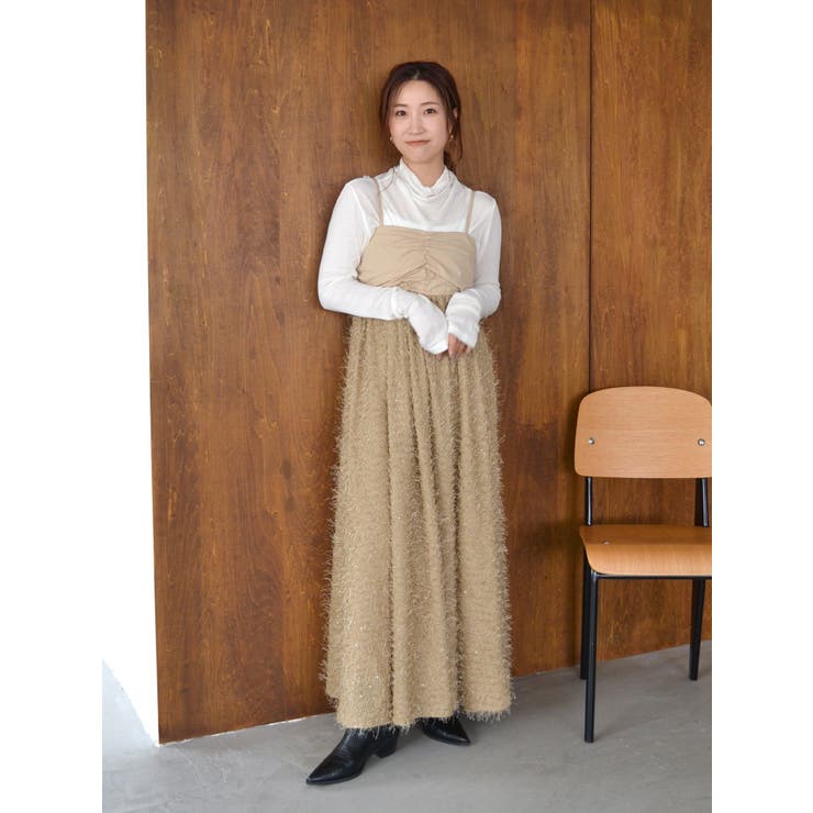 シルクワンピース キャミソール スパンコール 美品 - メルカリ