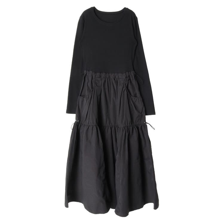 ドッキングギャザーワンピース[品番：MKSW0054304]｜Ungrid