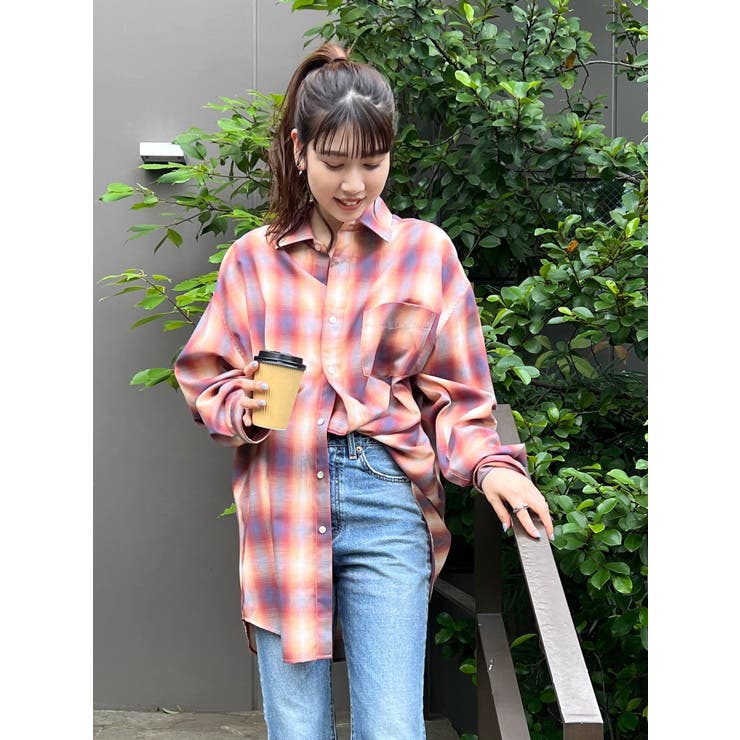 オンブレーチェックシャツ[品番：MKSW0052706]｜Ungrid（アングリット 