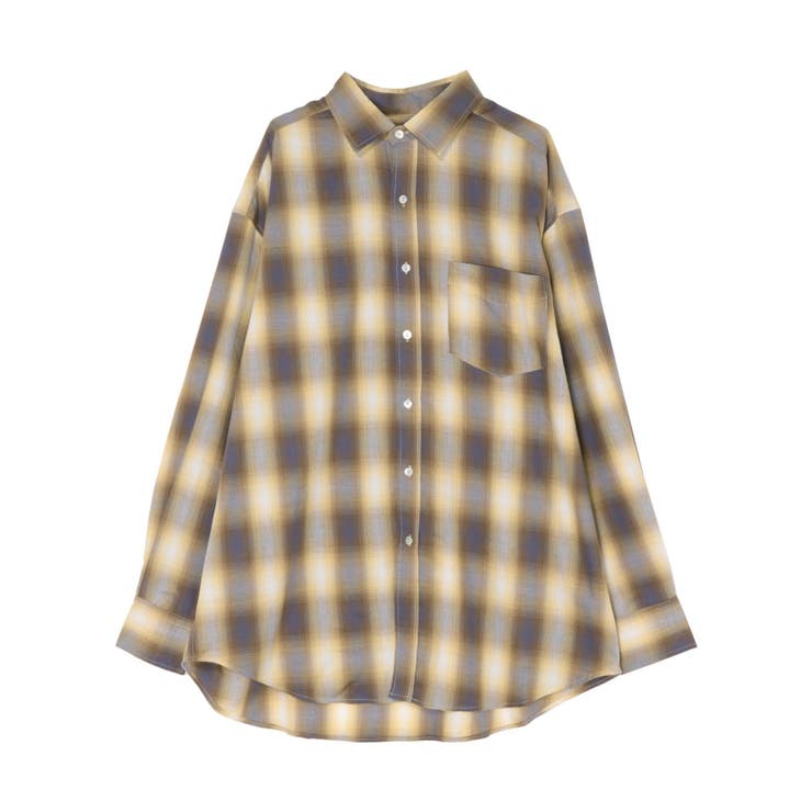 オンブレーチェックシャツ[品番：MKSW0052706]｜Ungrid（アングリット 