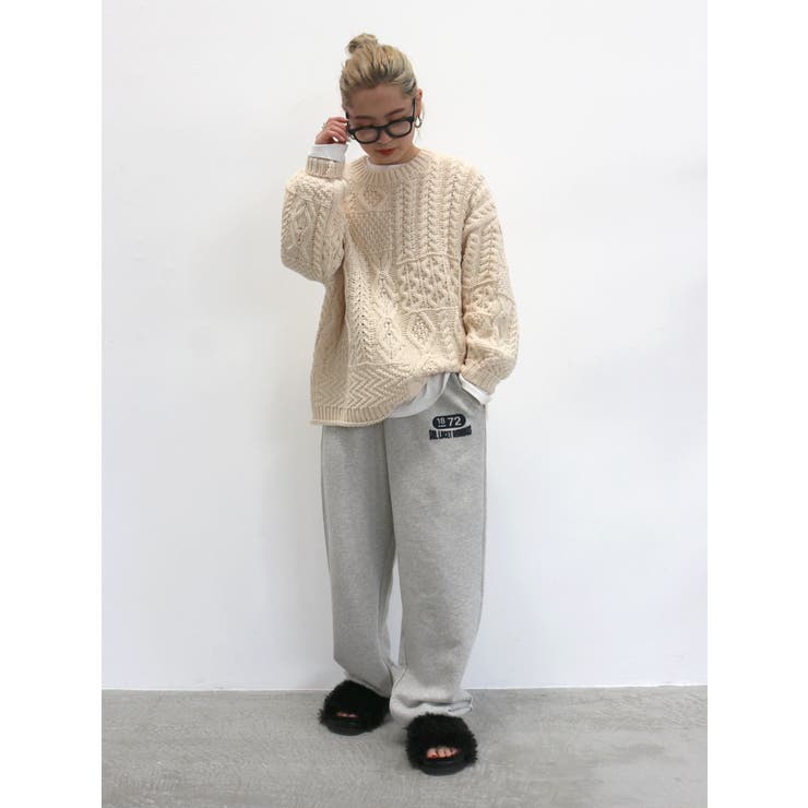 ロゴルーズスウェットパンツ[品番：MKSW0051848]｜Ungrid（アン