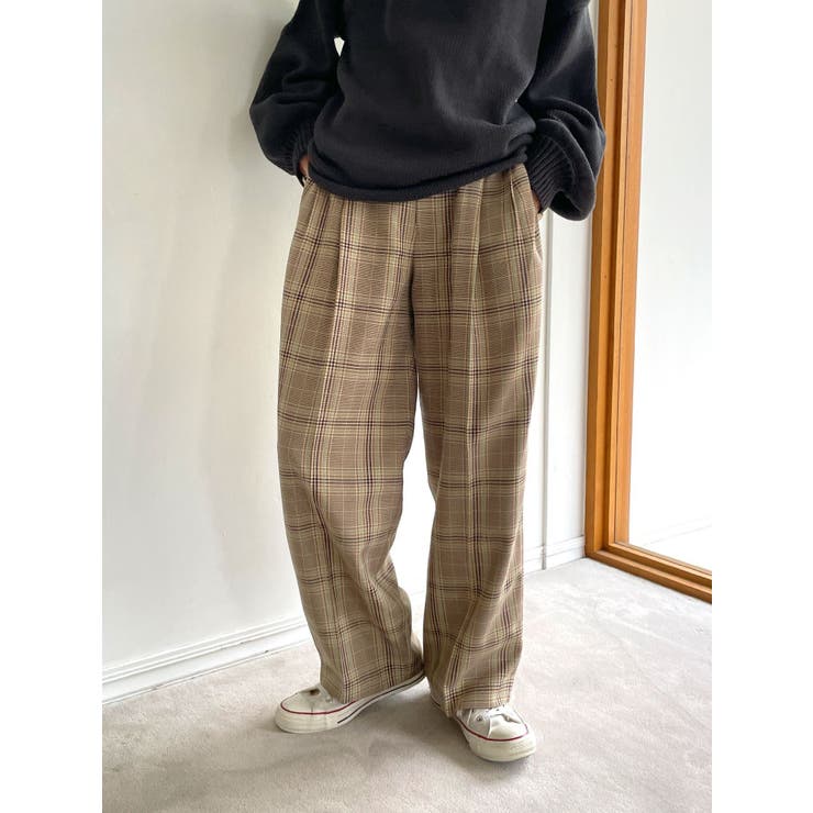 ミックス | ローウエストボリュームタックパンツ | Ungrid