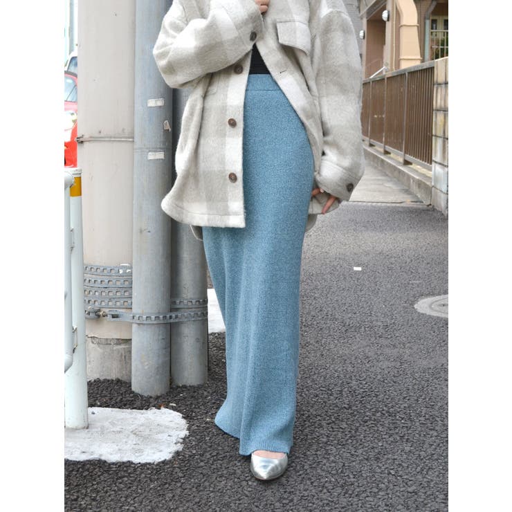 リブ編みマーメイドスカート[品番：MKSW0053657]｜Ungrid（アン