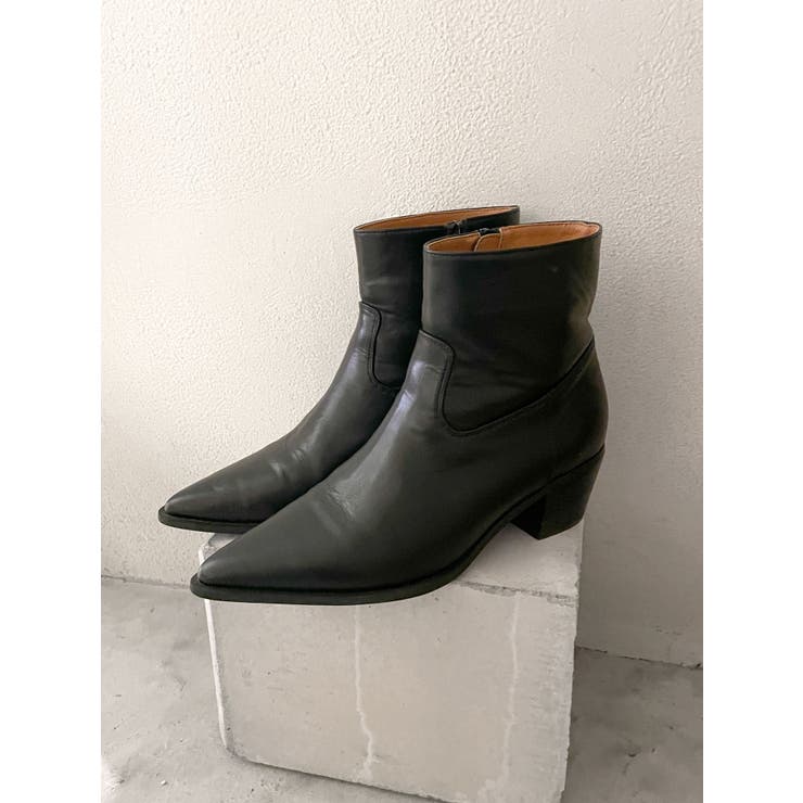 フェイクレザーポインテッドブーツ | Ungrid | 詳細画像27 