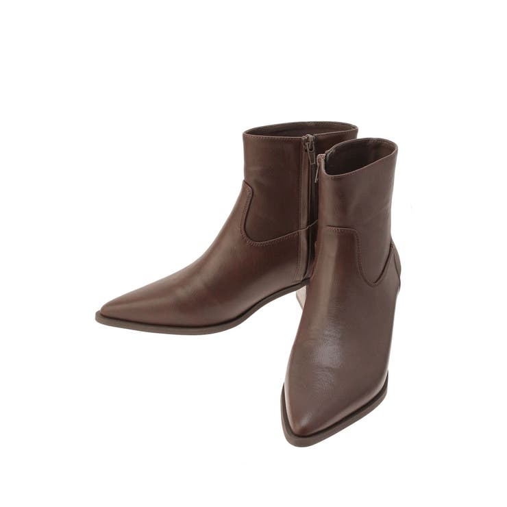 フェイクレザーポインテッドブーツ | Ungrid | 詳細画像35 