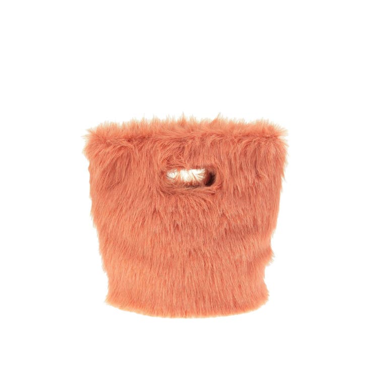 アングリッド◯チベットファー付きカゴバック アングリッド◯チベットファー付きカゴバック Ungrid チベットファー