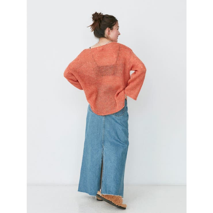 透かし編みル－ズニット | Ungrid | 詳細画像10 