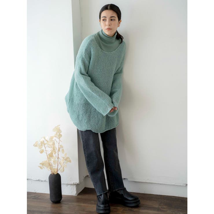 透かし編みル－ズニット | Ungrid | 詳細画像15 