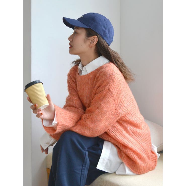 透かし編みル－ズニット | Ungrid | 詳細画像17 