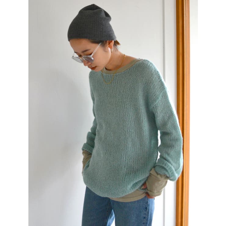 透かし編みル－ズニット | Ungrid | 詳細画像37 