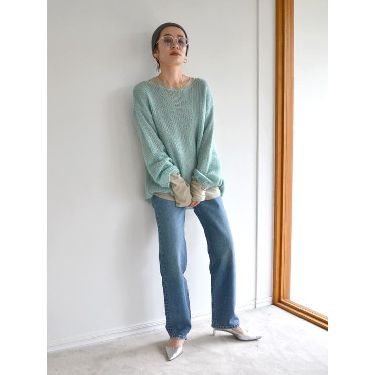 透かし編みル－ズニット | Ungrid | 詳細画像41 