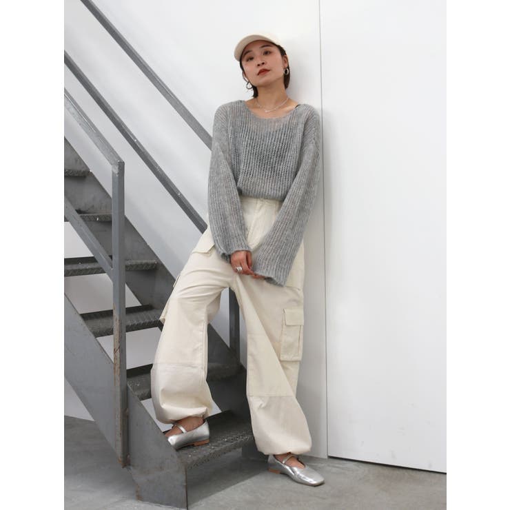 透かし編みル－ズニット | Ungrid | 詳細画像44 