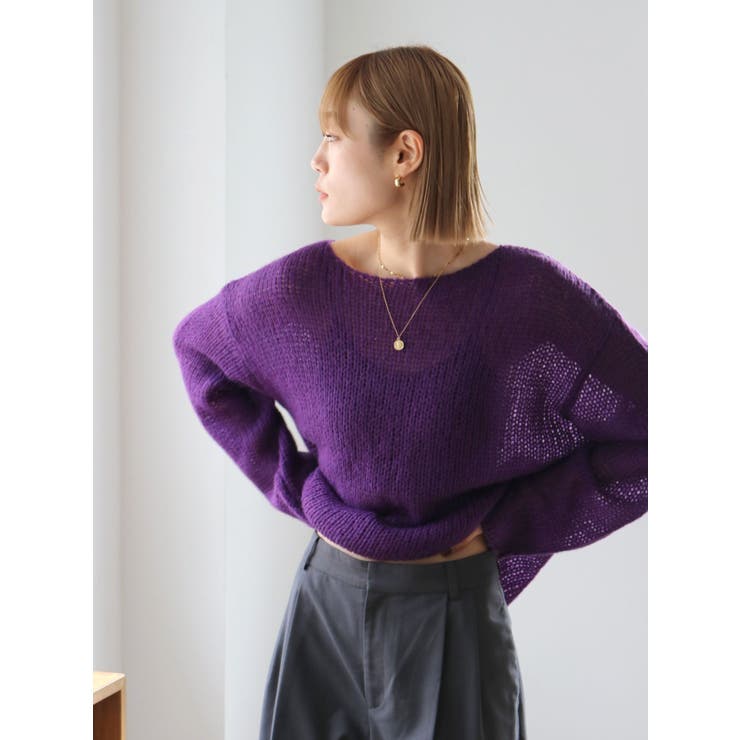 透かし編みル－ズニット | Ungrid | 詳細画像49 