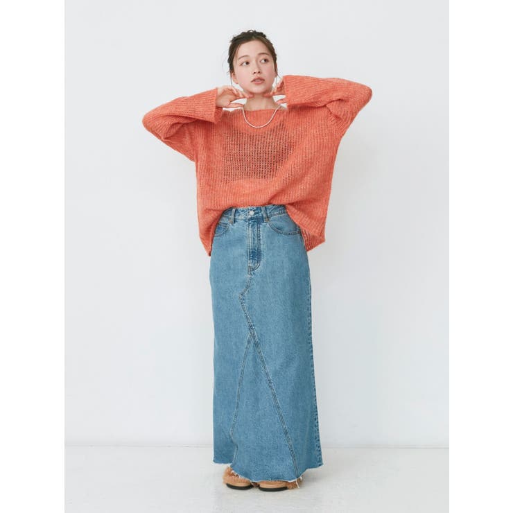 透かし編みル－ズニット | Ungrid | 詳細画像9 