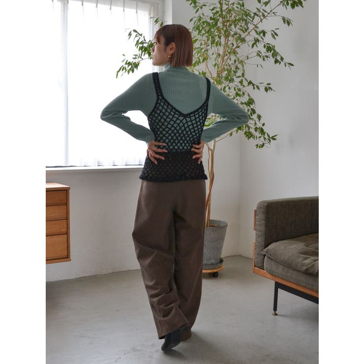 2wayかぎ針ニットキャミ | Ungrid | 詳細画像15 