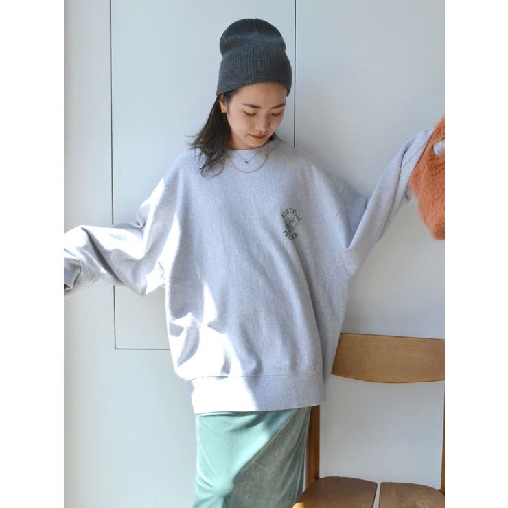 ビッグシルエットロゴスウェット[品番：MKSW0051857]｜Ungrid