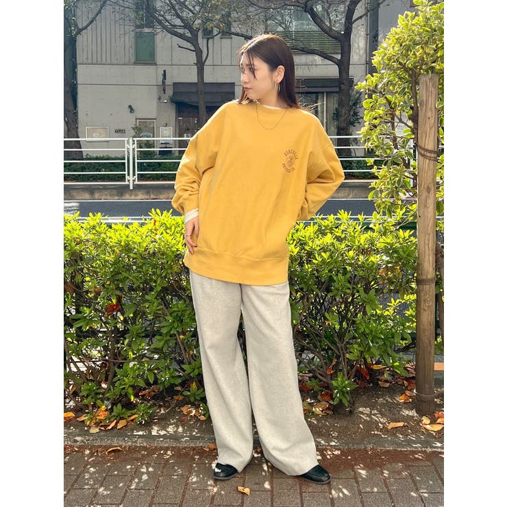 ビッグシルエットロゴスウェット[品番：MKSW0051857]｜Ungrid