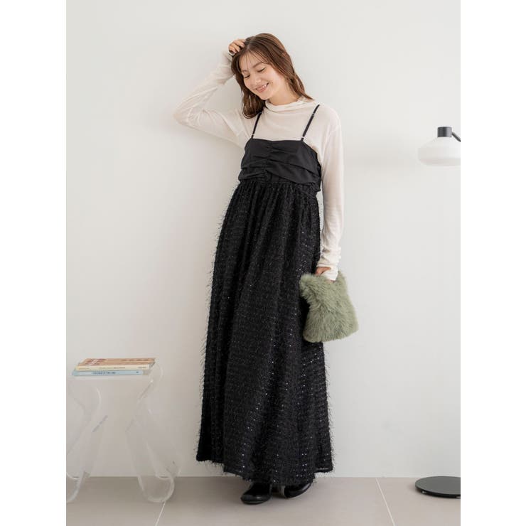 ハイネックシアーロングスリーブTee | Ungrid | 詳細画像20 