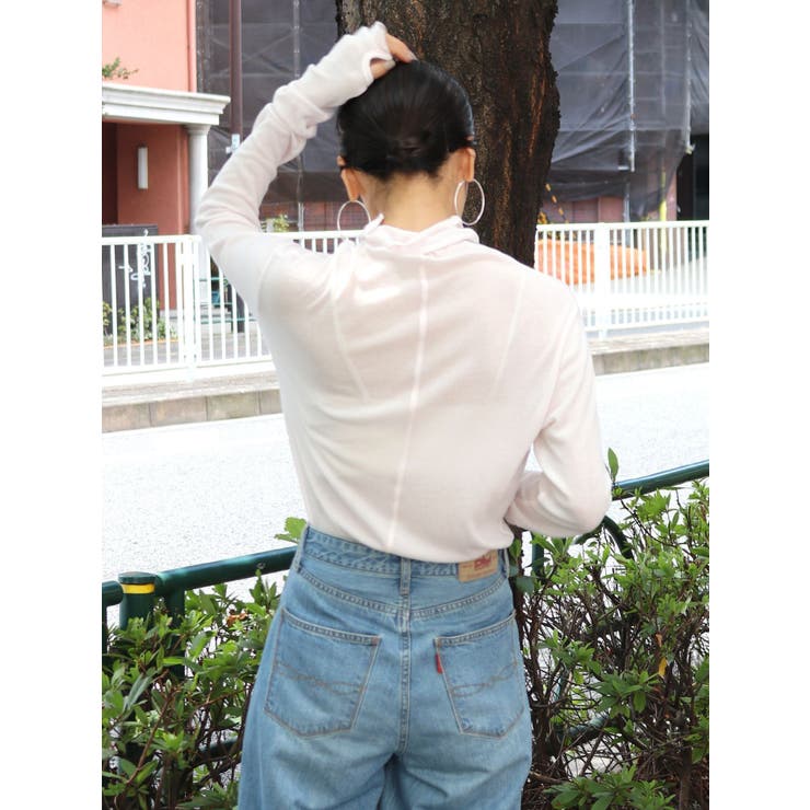 ハイネックシアーロングスリーブTee | Ungrid | 詳細画像26 