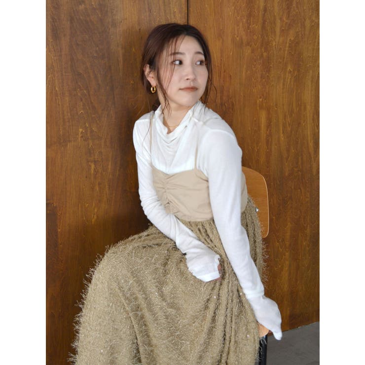 ハイネックシアーロングスリーブTee | Ungrid | 詳細画像28 