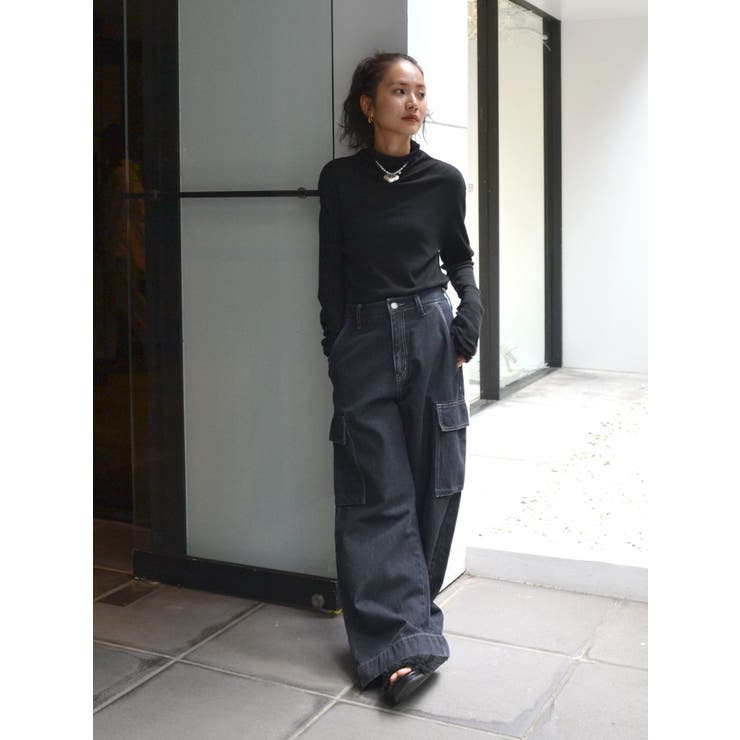 ハイネックシアーロングスリーブTee | Ungrid | 詳細画像4 