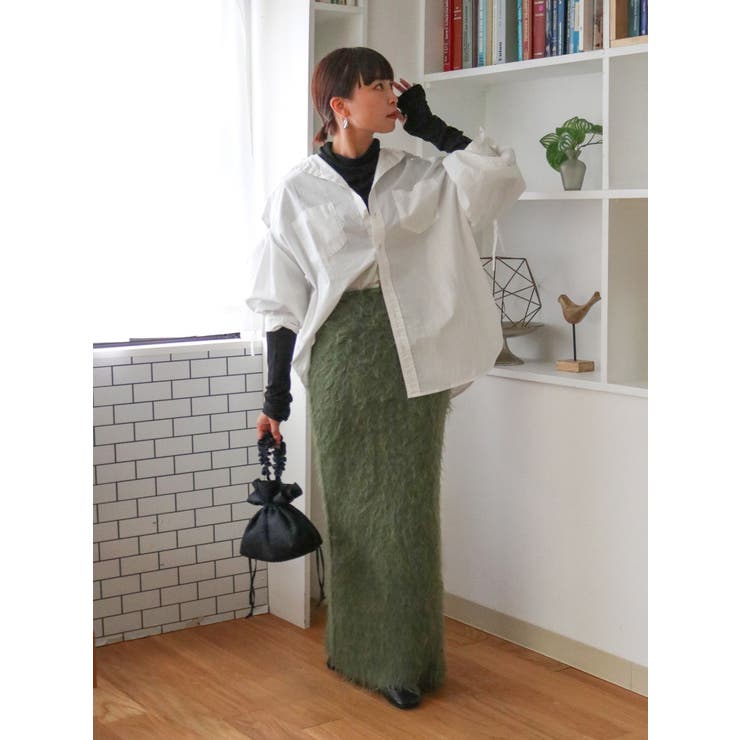 ハイネックシアーロングスリーブTee | Ungrid | 詳細画像42 