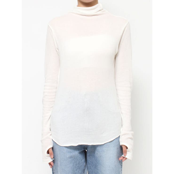 ハイネックシアーロングスリーブTee | Ungrid | 詳細画像43 