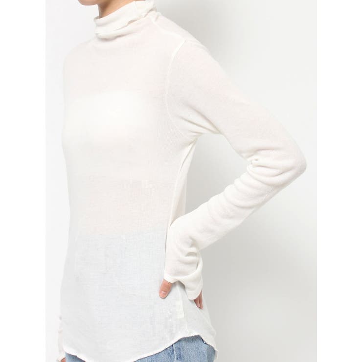 ハイネックシアーロングスリーブTee | Ungrid | 詳細画像47 