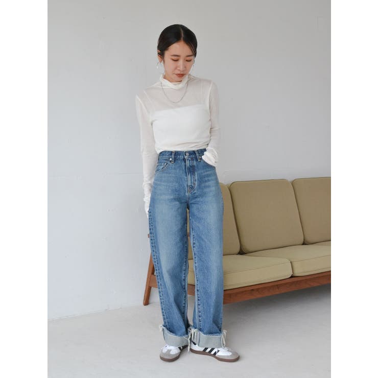 ハイネックシアーロングスリーブTee | Ungrid | 詳細画像9 