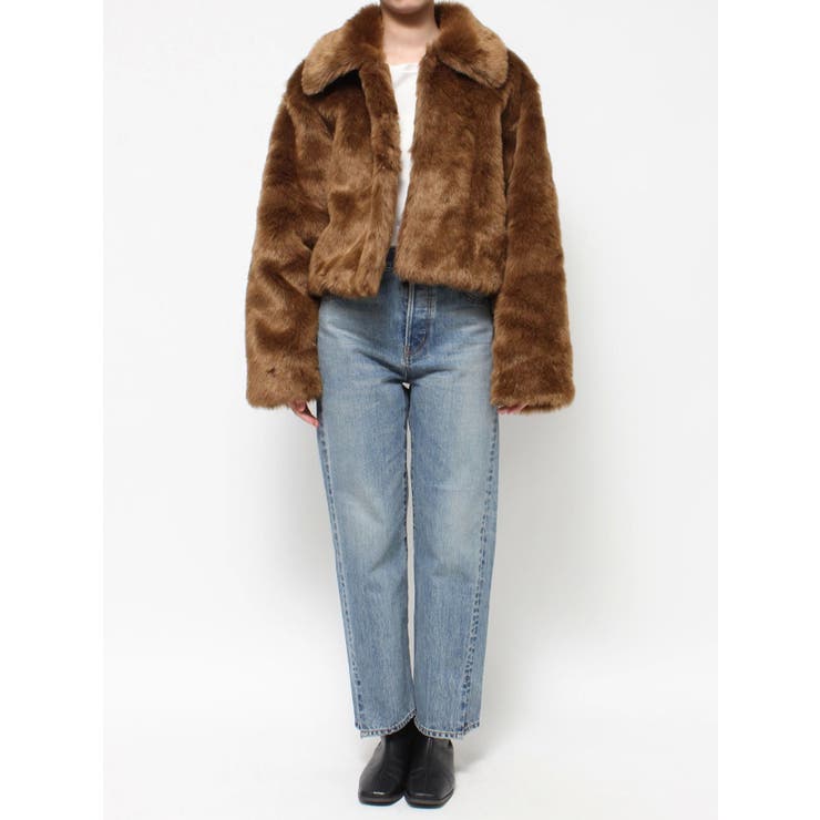 ファーショートコート[品番：MKSW0053350]｜Ungrid（アングリット）の