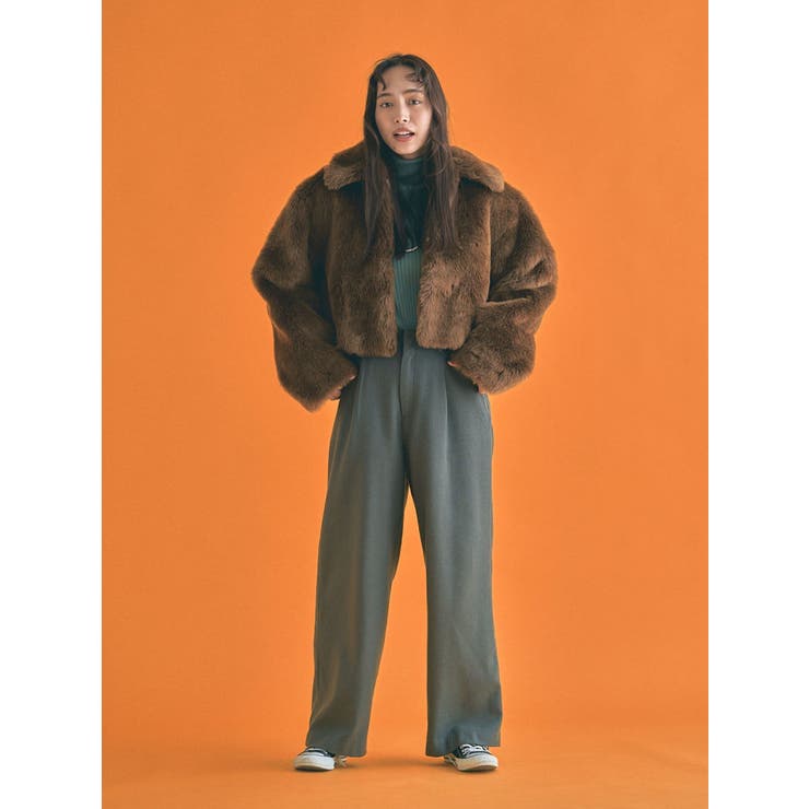ファーショートコート[品番：MKSW0053350]｜Ungrid（アングリット）の
