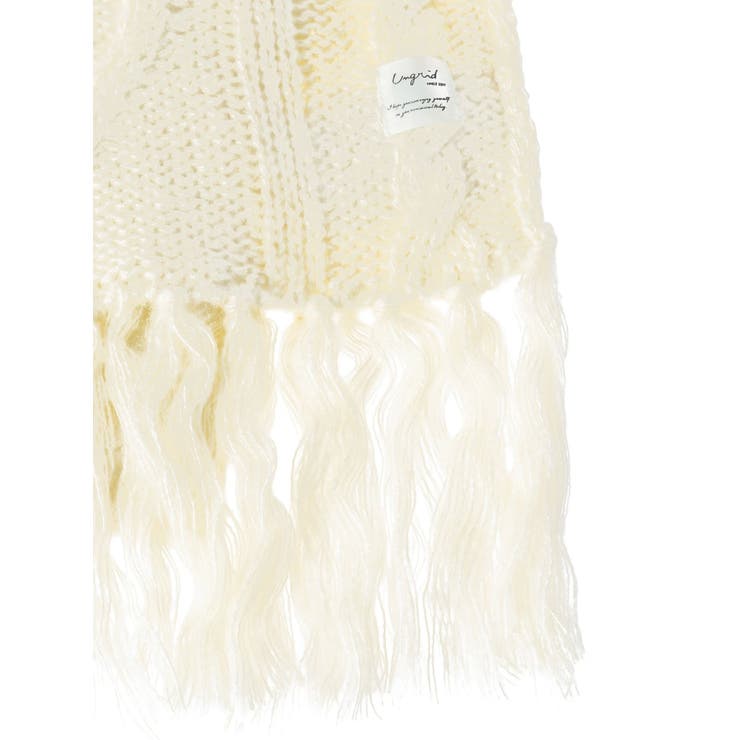 ケーブル編みニットマフラー | Ungrid | 詳細画像7 