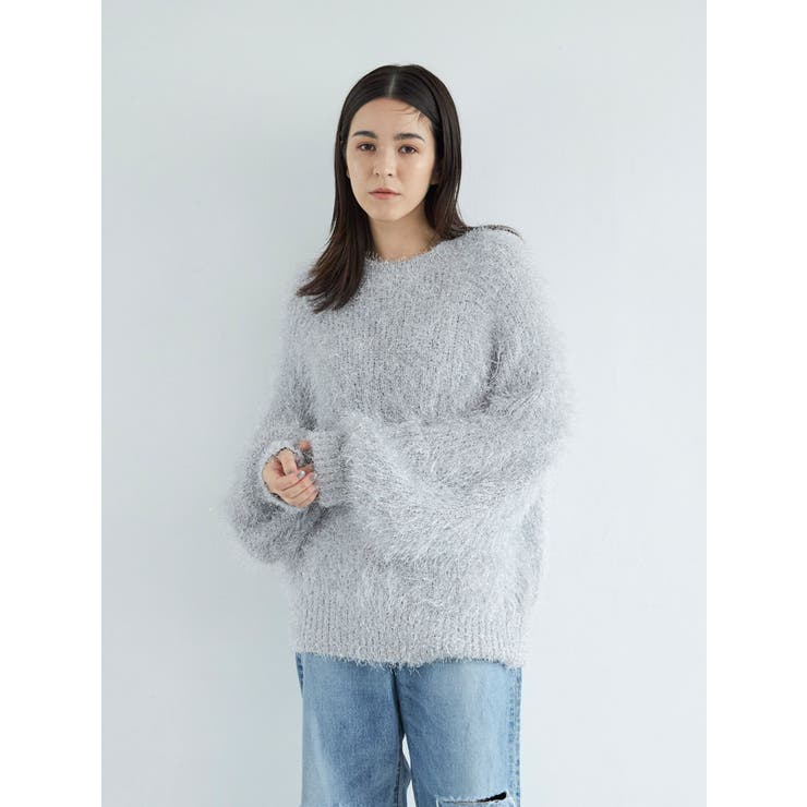 ラメフェザーヤーンニット[品番：MKSW0053356]｜Ungrid（アングリット