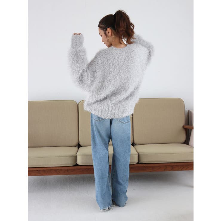 ラメフェザーヤーンニット[品番：MKSW0053356]｜Ungrid（アングリット