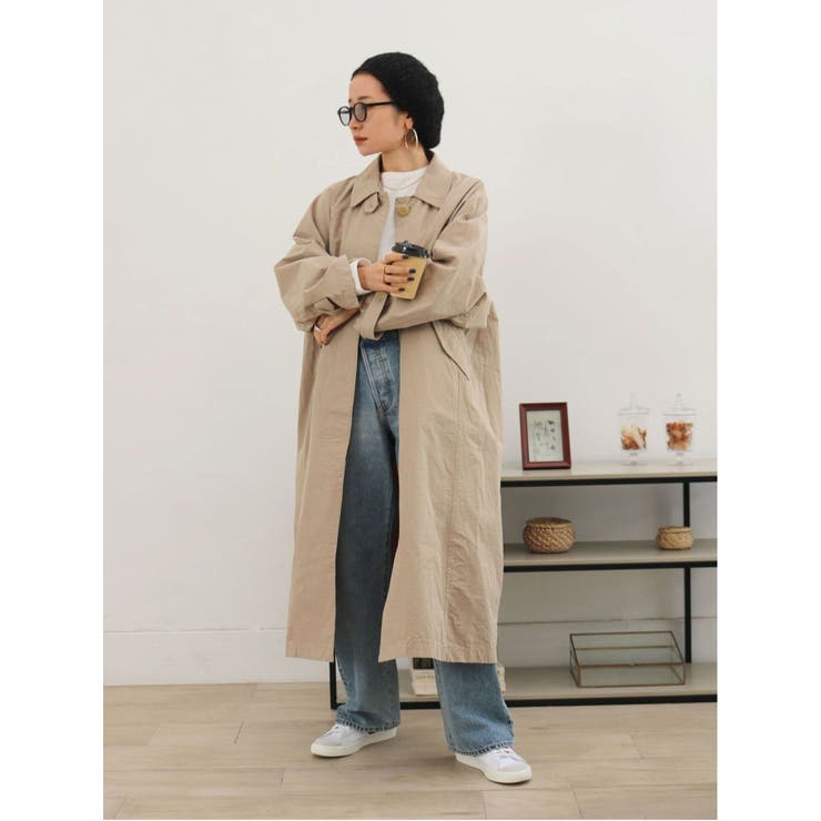 ungrid新品未使用』ベージュ ステンカラーコート