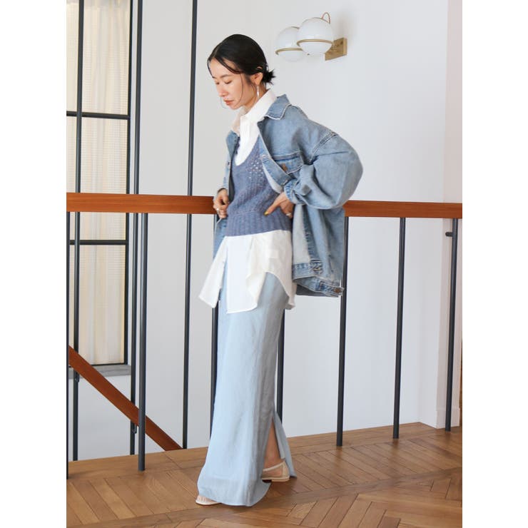 【ungrid】【美品】デニムジャケット ビッグシルエットデニムジャケット[品番：MKSW0056000]｜Ungrid